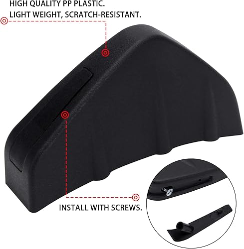 JMTBNO 4X Diffuseur de Pare-Chocs Arrière de Voiture Universel Spoiler Fibre de Carbone Auto Pare-Chocs Arrière Lèvre Diffuseur Aileron de Requin Becquet Anti-Collision Séparateur Accessoires - Poukt