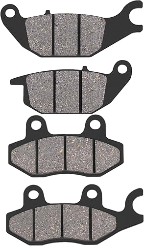 Road Passion Avant & Arrière Plaquettes de Frein Kit Compatible avec HONDA XL 125 V1-VA Varadero 2001 2002 2003 2004 2005 2006 2007 2008 2009 2010 2011 - Poukt