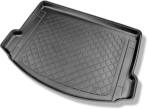 Mossa Tapis de Coffre adapté à Jaguar E-Pace SUV (01.2018- ) - bac de Coffre - Protection de Coffre Voiture - G - Poukt