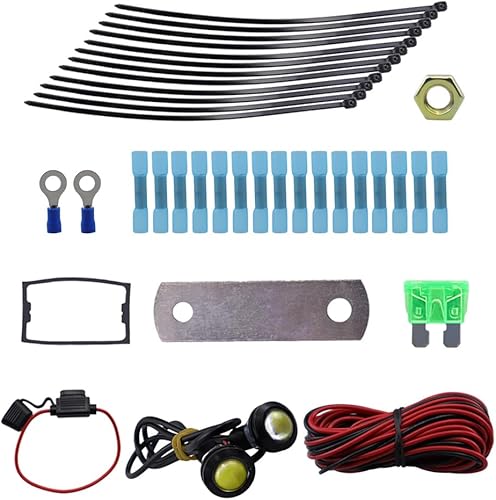 Aiciyimo Kit de Clignotants ATV UTV Clignotant Universel avec Interrupteur de Virage à Colonne Kit de Clignotant LED 60D - Poukt