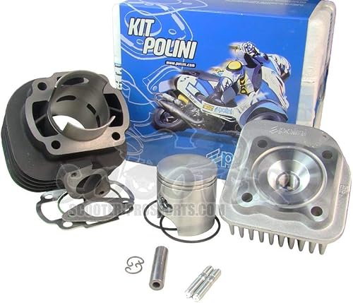 POLINI Kit cylindre sport en fonte grise 75 cm3 47 mm pour Vespa PK 50, Special 50, XL 50 - Poukt