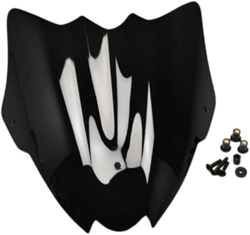 avdb-Moto Bulle/Saute Vent Compatible avec Suzuki GSR 750 WVC5 2011-2017 en Polycarbonate (Noire) - Poukt