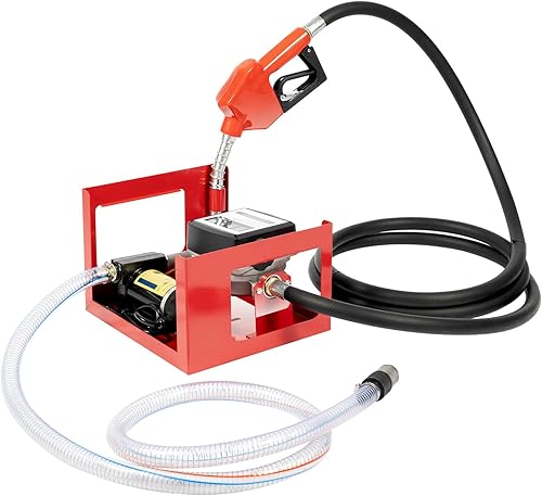 Pompe à diesel 12 V avec compteur automatique - Pompe à fioul auto-amorçante - 200 W 45 l/min - Pompe à huile électrique - Pistolet automatique - Pompe de transfert de carburant - Poukt