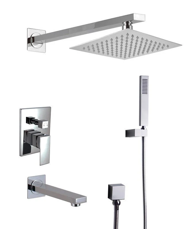 Dakota Sinks DSF-34BTS01 Kennedy Pressure Balance Tub and Shower Set with Rough-In and Handle - Poukt