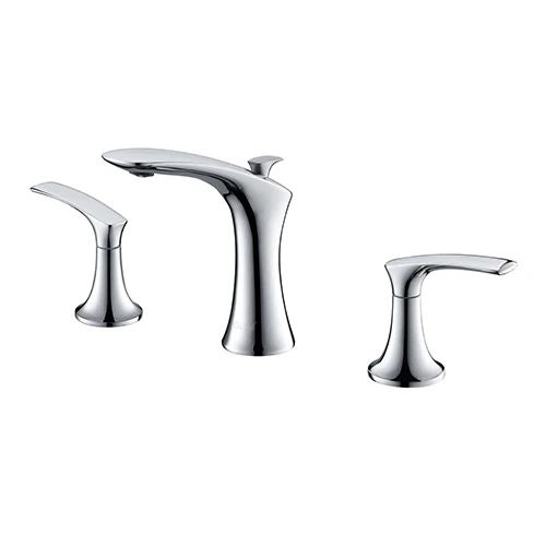 Dakota Sinks DSF-30B8W01 Isabella Deck Mount Widespread Bathroom Faucet with Pop-Up Drain - Poukt