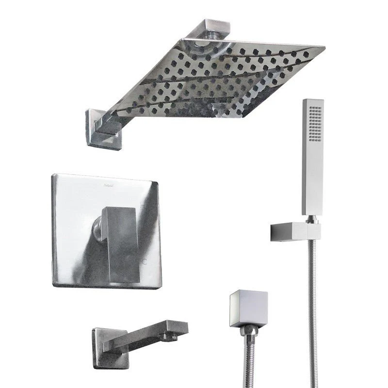 Dakota Sinks DSF-34BTS01 Kennedy Pressure Balance Tub and Shower Set with Rough-In and Handle - Poukt