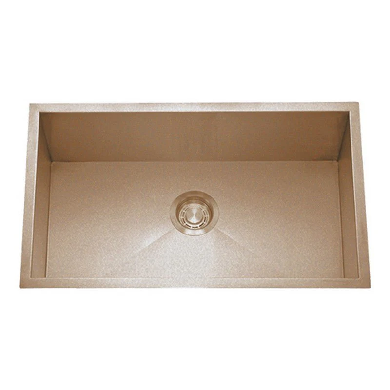 Dakota Sinks DSZ-3018 Signature Z-Series 30 Inch Zero Radius Single Bowl Undermount Stainless Steel Kitchen Sink with Bottom Grid - Poukt