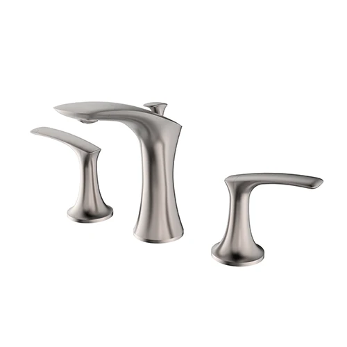 Dakota Sinks DSF-30B8W01 Isabella Deck Mount Widespread Bathroom Faucet with Pop-Up Drain - Poukt