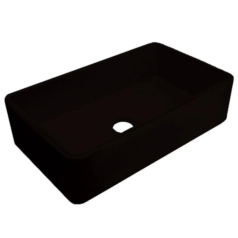 Dakota Sinks DSE-FCA3320 Signature Elements Series 33 1/8 Inch Fire Clay Single Bowl Reversible Apron Front Kitchen Sink - Poukt