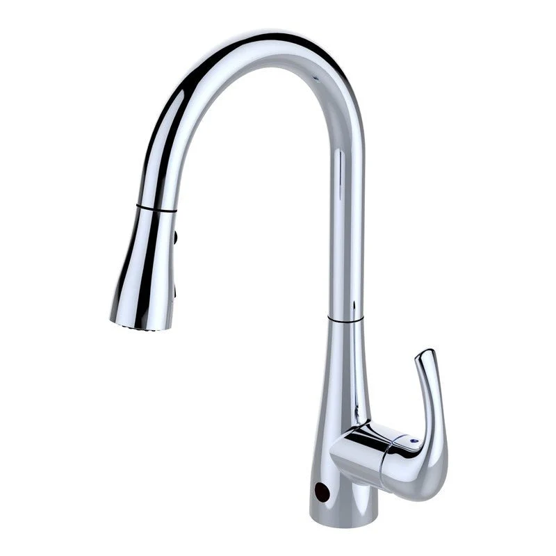 Dakota Sinks DSF-18KHF01 Signature 17 3/4 Inch Pull-Down Sensor Kitchen Faucet with 2 Way Function Spray Head - Poukt