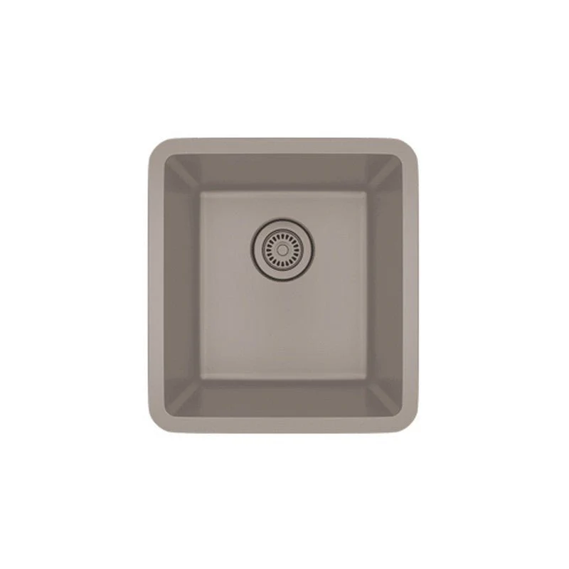 Dakota Sinks GSE-QC1618-BE Builders Elements Series 16 1/2 Inch Quartz Composite Single Bowl Undermount Bar Sink - Poukt
