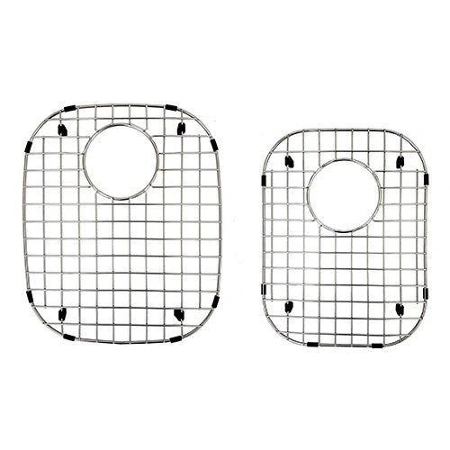Dakota Sinks DSR-BG7030 Signature R Series 13 3/4 Inch 70/30 Bottom Grid Set - Brushed Nickel - Poukt