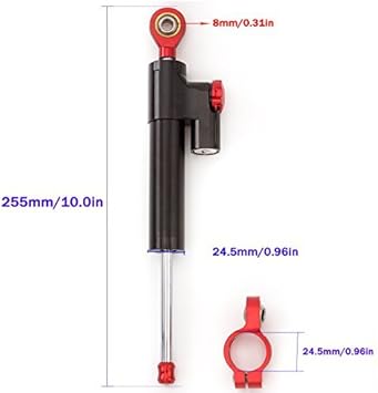 Amortisseur de direction ajustable moto avec kit de support de montage pour CB600F HORNET 2007-2016 - Poukt
