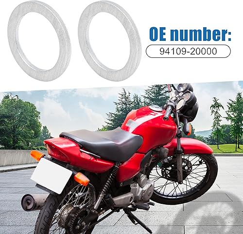 A ABSOPRO Voiture Huile Vidange Bouchon Joints M18 Remplacement 90471-PX4-000 (Ensemble de 10) - Poukt