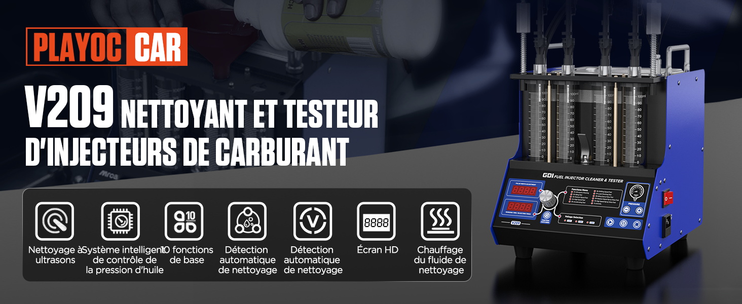 Fuel Injector Cleaner Machine