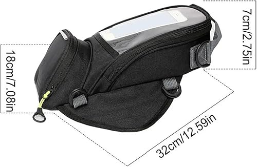 Aimazom Sacoche Réservoir Moto Sac de Rangement pour BM&W R1200RT R 1200 RT 2004-2013 Sac De Réservoir Étanche pour Moto(with Logo) - Poukt