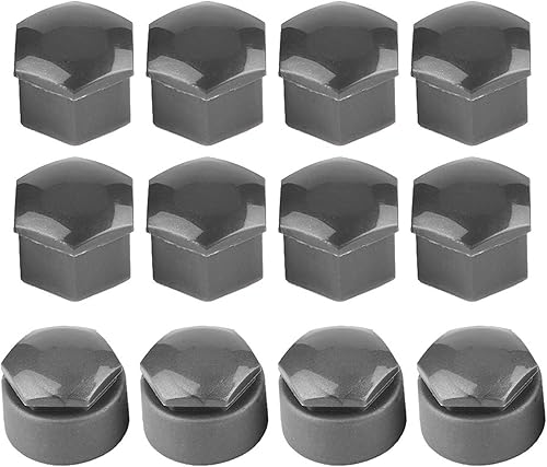pour cache ecrou rs3 gris 20 pcs 17mm Voiture Roue Boulon Écrou Couverture, Universel Couvre Caps Auto Hub Vis Protection Anti-vol Couverture Cap pour Auto(Gris) - Poukt
