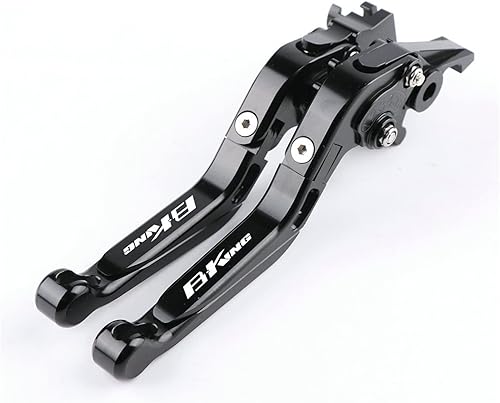 Leviers de Moto pour Suzuki B-King BKING ABS B Roi 2008-2012 2009 Levier De Frein d'embrayage De Moto Leviers Pliables Réglables Extensibles en Aluminium (Color : W) - Poukt