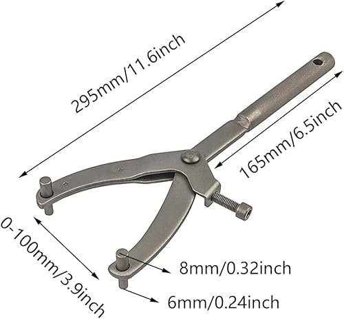 Clé d'Embrayage Outil, Outil de Maintien d'Embrayage, Outil Maintien Volant Moteur Moto, Alliage Réglable Clé d'Embrayage de Moto pour Embrayage, Convertisseur, Ventilateur, Scooter, Poulie de Moto - Poukt