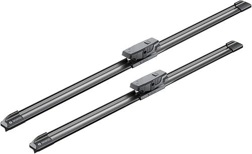 Bosch Balais d'Essuie–Glace Plats Aerotwin AM460S, Longueur: 530mm/450mm – 1 Paire de Balais avant - Poukt