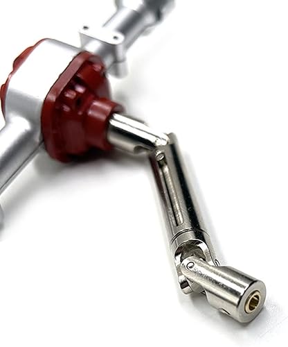 Spactz 2X Arbre de Transmission CVD en Métal MN78 avec Manchon d'arbre de 3 mm à 4 mm pour Pièces de Mise à Niveau de Voiture MN78 MN-78 MN 78 1/12 RC - Poukt