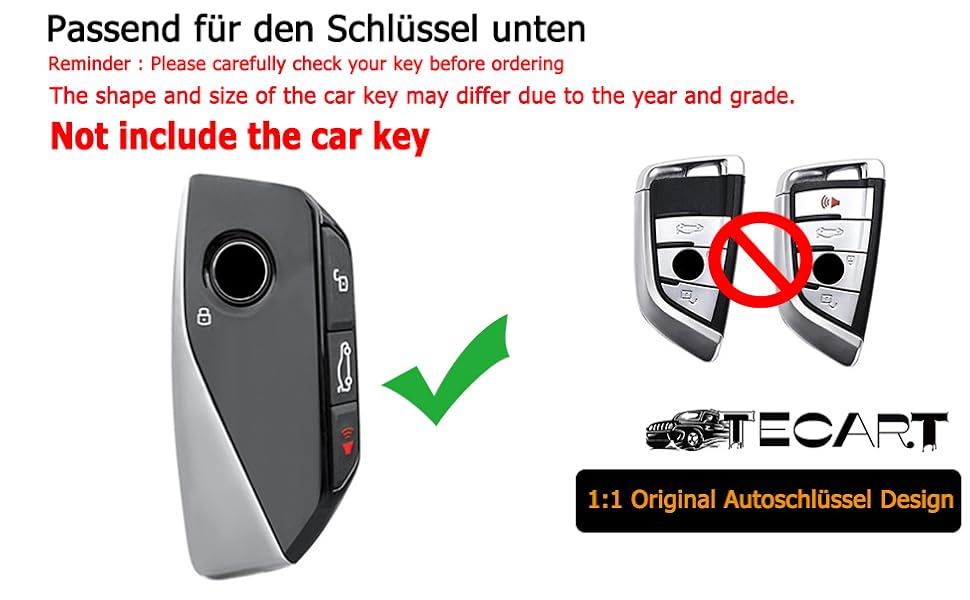 BMW G70 Coque de clé de voiture BMW G09 Coque de clé BMW Série 7 G70