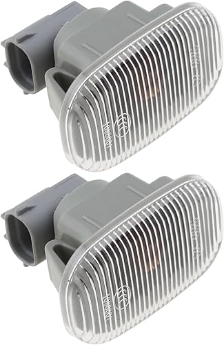 EMSea Lot de 2 clignotants latéraux avant compatibles avec Toyota Corolla Avensis MR2 OE 81730-02022 81730-02023 81730-20220 56,1 x 35,8 x 46,4 mm - Poukt