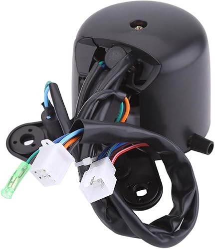 Compteur Kilométrique Double pour Moto, Compteur de Vitesse Universel, Compteur de Vitesse, Compteur de Vitesse Gps Hytrack en Métal 12 V, Affichage Numérique pour Affichage (noir) - Poukt