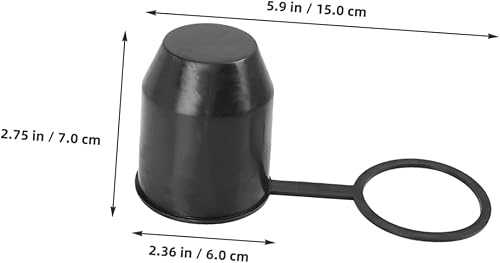 Ciieeo Lot De 5 Capuchons De Protection pour Boule De Remorque Housse D'Attelage De Voiture Housse De Récepteur D'Attelage Housse De Cric De Remorque Protection De Crochet De - Poukt