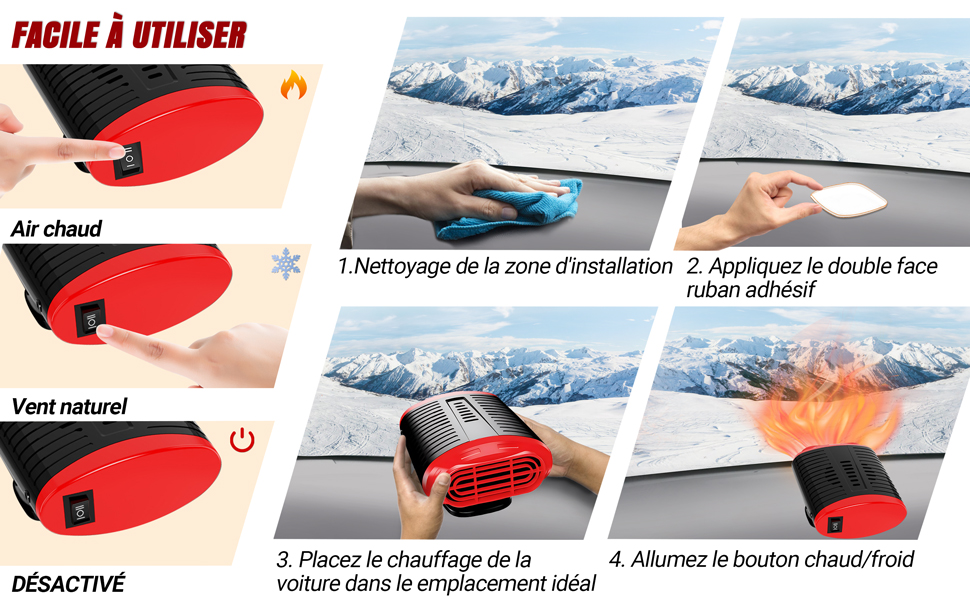 Chauffage de la voiture