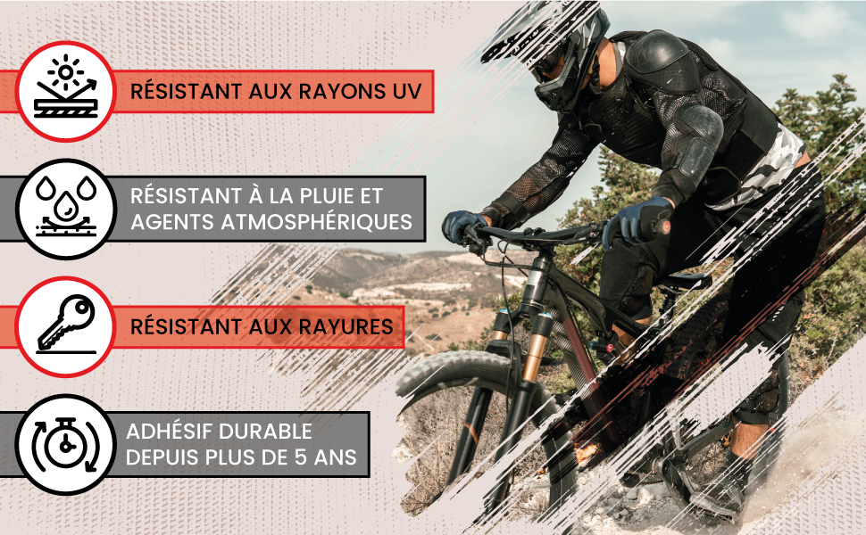 Autocollants VTT