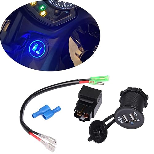 Chargeur USB Pour Moto Touriste Avec Citations, Accessoires Pour Kawasaki Versys 650, 1000, X300, 300X, KLE 1000, KLE650, Ninja 400, Ninja 650 - Poukt