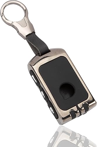 Coque Protection Clé Volvo XC60 V60 Konuooer C90 XC40 S90 V90 S60 2017-2022 Alliage Zinc Coque de Couverture clé étui pour clé avec Porte Clés - Poukt