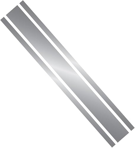 Ambiance Sticker Capot de Voiture Stripe, Autocollant Racing Body Side Stripe Decal, Toit Jupe Pare-chocs Stripe Decal Vinyle, Modifié Stripe Decal Car Décor Rose - 1 Paire de 129 x 24 cm - Poukt