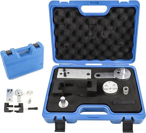 Kit D'outils de Calage et D'alignement D'arbre à Cames, Compatible avec Loes Moteurs Diesel Mercedes M654, M656, OM654, W213, 1,6 L et 2,0 L, Réglage de La Courroie de Distribution 654 589 00 21 00 - Poukt