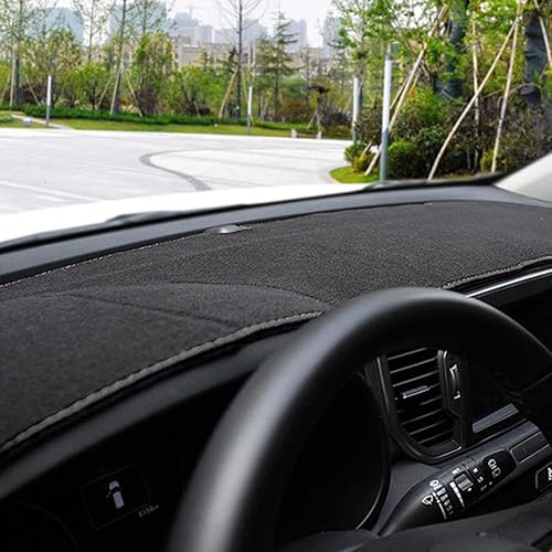 BOLNEY Tapis de Tableau de Bord antidérapant pour Ford Transit 2002, 2003, 2004, 2005, 2006, 2007-2009, Noir - Poukt