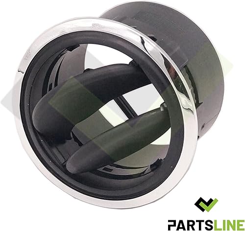 Grille Chrome de Ventilation Chauffage Avant Gauche OU Droite OU Centrale compatible avec DOKKER DUSTER LODGY LOGAN SANDERO NV400 MOVANO B MASTER III - 8200817797 687601987R - Poukt