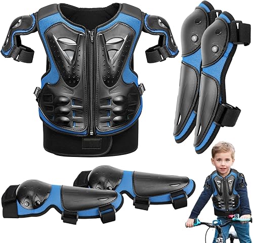 Bohany Équipement de Motocross pour de 8 à 14 Ans - Protection de Poitrine - 5 pièces - Équipement de Motocross pour - Accessoires de Motocross - Accessoires de Motocross - Accessoires - Poukt