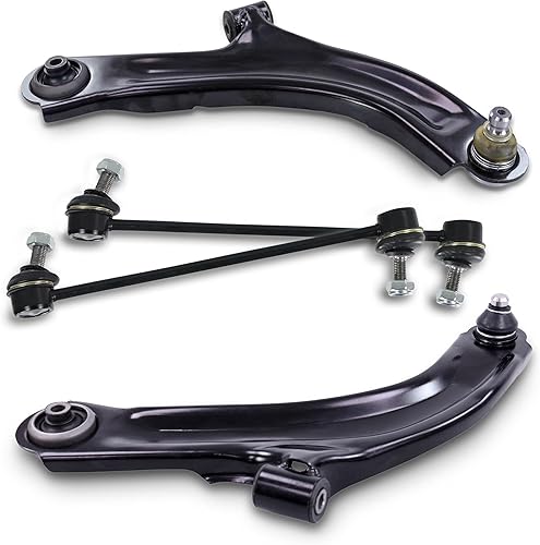ATEC Germany 2x bras de suspension avant inférieur gauche droit, 2x barres de liaison avant Compatible avec RENAULT CLIO III (BR0/1, CR0/1), CLIO III Grandtour (KR0/1_), MODUS/GRAND MODUS (F/JP0_) - Poukt