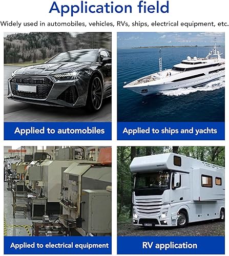 2 Pièces Bloc de Distribution D'énergie Automobile Barre Omnibus avec Couvercles DC48V 250A Vis M8 Câblage à 4 Bornes organisé pour équipement électrique de Voiture Véhicule RV - Poukt