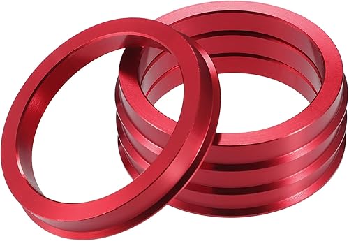 A ABSOPRO Bagues De Centrage De Moyeu De Voiture Od 73,1 mm vers Id 60,1 mm Bagues De Centrage De Moyeu D'Aluminium Rouge (Lot De 4) - Poukt