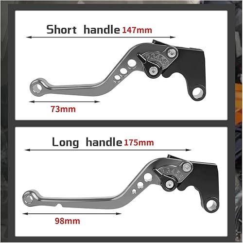 zhaichuhuozuiduo Levier De Frein Et d'embrayage Réglable CNC pour Moto pour TRIU&MPH Street Triple R 765 (sauf RS) 2020-2025(P) - Poukt
