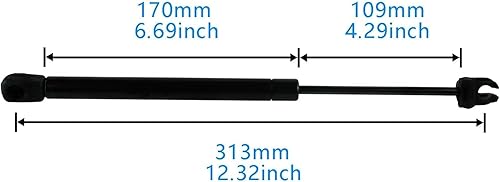 Vérin De Capot Lot De 2 Vérins À Gaz pour Capot Avant pour Chrysler 300C pour Touring pour Estate 2004-2010 2009 2008 2007 2006 2005 Vérins À Gaz Capot - Poukt