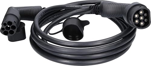 KS Tools 117.7190 efuturo Link Câble de Charge EV Type 2 | 22 KW | 400 V triphasé 32 A | Type 2 vers Type 2 | 5 m - Poukt