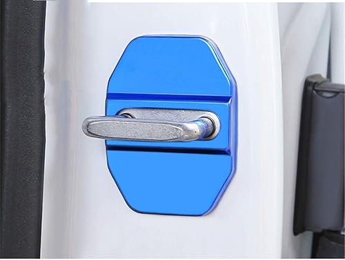 4 pièces Couvercle de Serrure de Porte de Voiture pour BMW X1 (E84) 2012-2015,Protecteur de Serrure de Porte décoration de Bouclier Accessoires deintérieure,Blue - Poukt