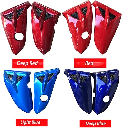 XFYESL Moto Déflecteur 1 Paire de capots de réservoir de Moto pour Yamaha YBR125 JYM125-2 YBR 125 G Protecteur de carénage(Black) - Poukt