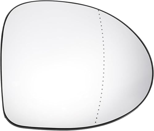 A ABSOPRO Verre De Rétroviseur Latéral Droit De Remplacement Avec Plaque De Support Asphérique Chauffée En Verre Blanc Pour Renault Twingo 2007-2009 Pour Renault Thalia 2000-2014 - Poukt
