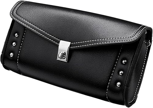 Sacoche Reservoir Moto Sac De Rangement Universel pour Pare-Brise Moto 10 Pouces Sac Voyage Étanche PU pour Road King Glide Softail Touring, Sacs À Outils Rangement Sac à Outils Moto - Poukt