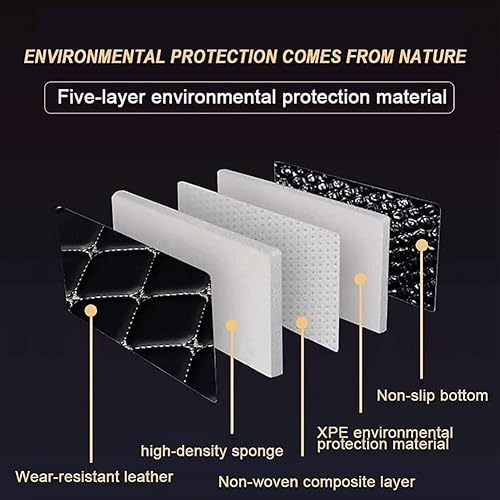 DRYFAL Housse Protection De Coffre pour Benz GLC Coupe (C253) 2017-2021, ImperméAble, Tapis De Protection De Coffre pour Voiture Accessoires,A - Poukt