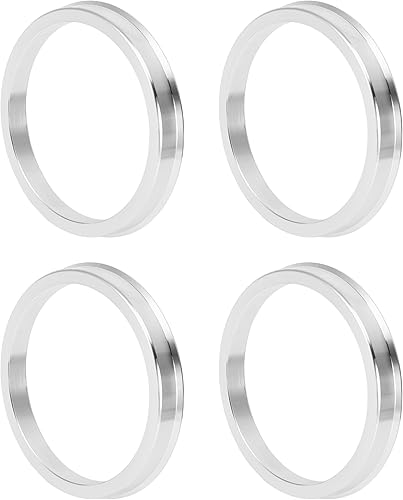 INFINAUTO Bague Centrique De Moyeu De Roue De Voiture Od 76,1Mm À Id 65,1Mm Moyeu De Roue Arbre Central D'Amortissement en Alliage D'Aluminium Ton Argent Durable - Poukt